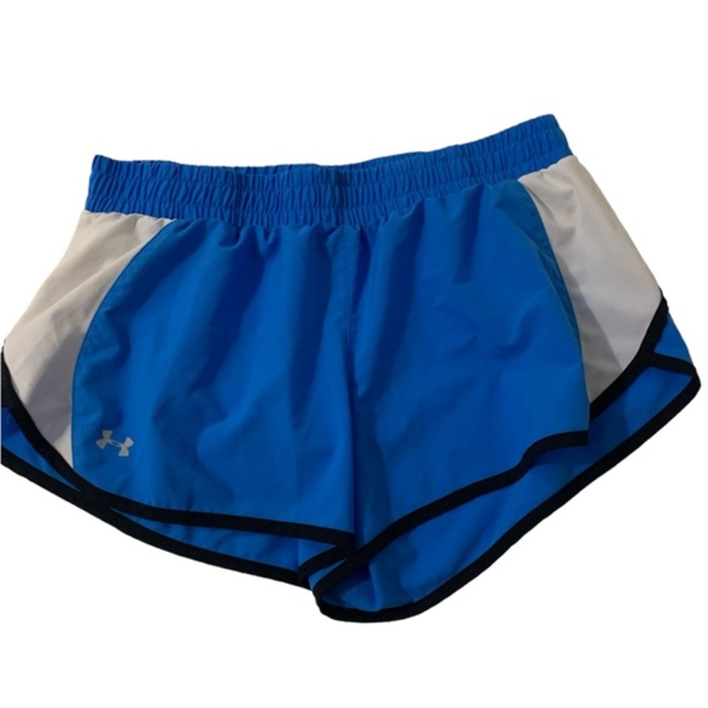 Under Armour Shorts Ladies Sz Large Blue White